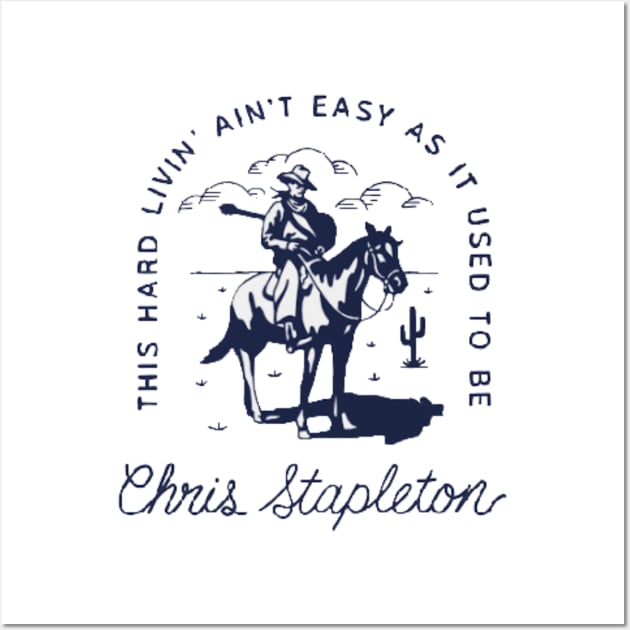 Chris stapleton//southern rock Wall Art by MisterPumpkin